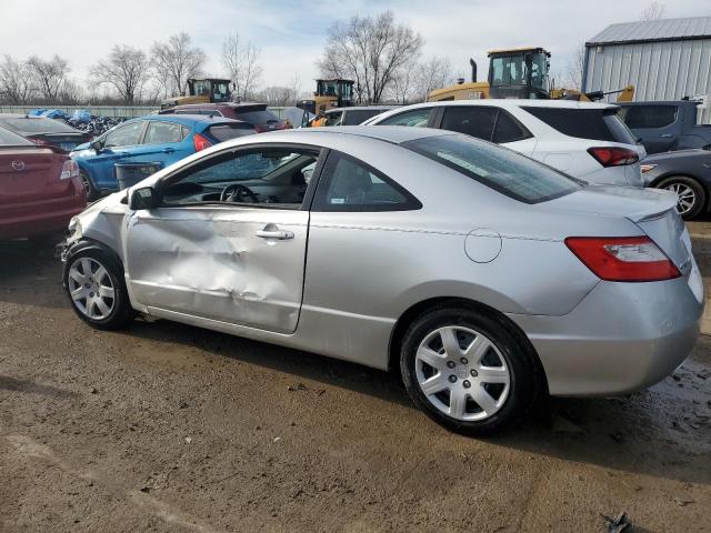 2HGFG12609H517659 - 2009 HONDA CIVIC LX SILVER photo 2