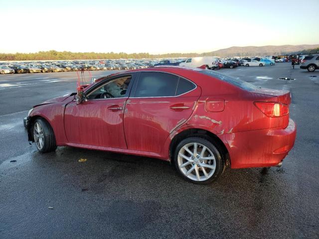 JTHCF5C27D5061293 - 2013 LEXUS IS 250 RED photo 2