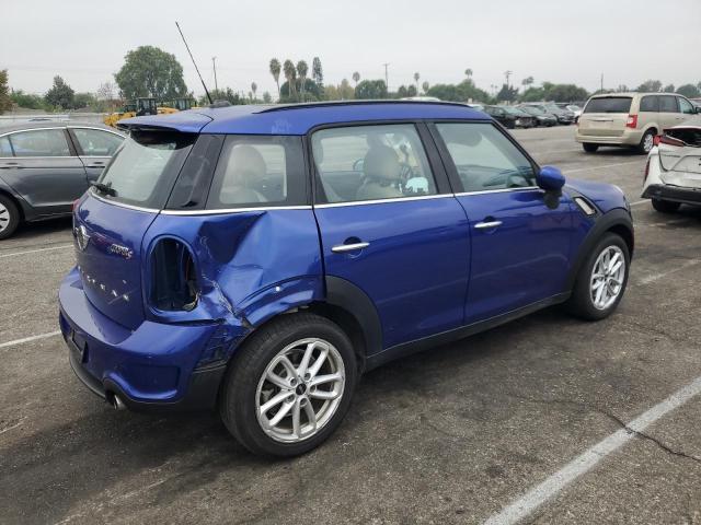 WMWZC3C5XFWT02003 - 2015 MINI COOPER S COUNTRYMAN BLUE photo 3