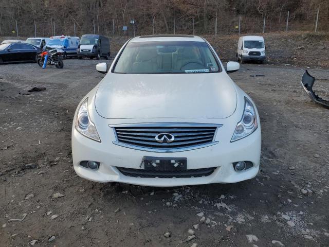 JN1CV6ARXDM762509 - 2013 INFINITI G37 WHITE photo 5