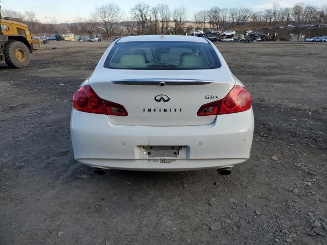 JN1CV6ARXDM762509 - 2013 INFINITI G37 WHITE photo 6