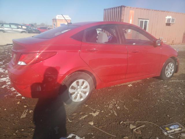 KMHCT4AE6GU989796 - 2016 HYUNDAI ACCENT SE RED photo 3