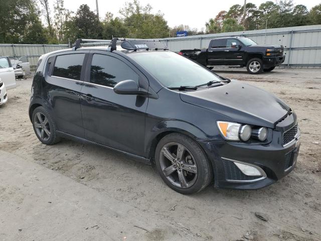 1G1JG6SB3D4202615 - 2013 CHEVROLET SONIC RS BLACK photo 4