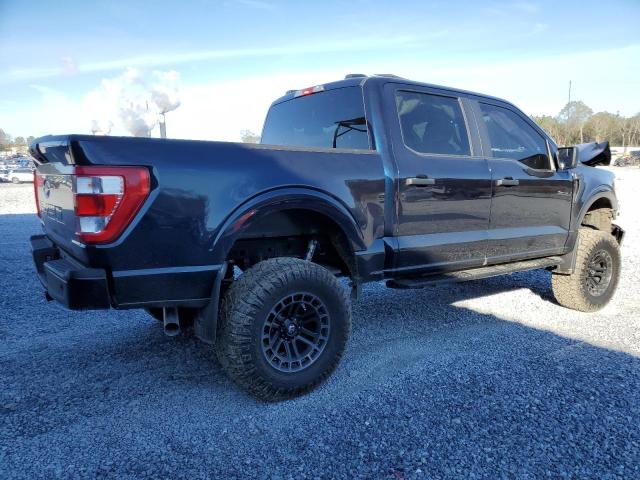 1FTFW1E57PFB24289 - 2023 FORD F150 SUPERCREW BLUE photo 3