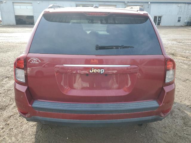 1C4NJCBA8HD166118 - 2017 JEEP COMPASS SPORT RED photo 6