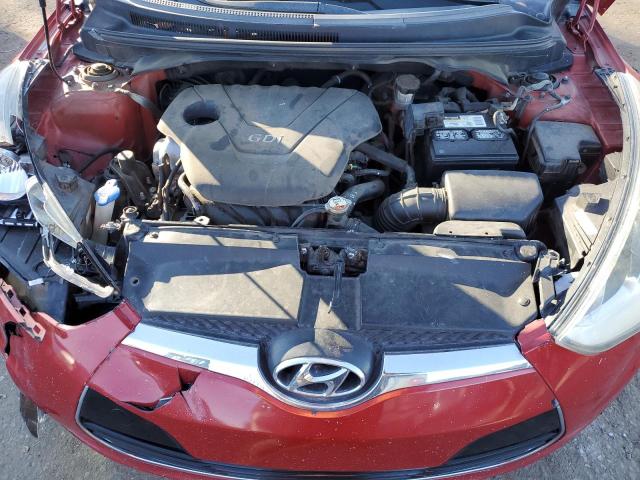 KMHTC6AD2DU097754 - 2013 HYUNDAI VELOSTER RED photo 11