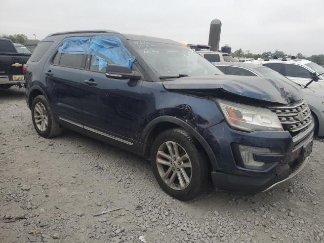 1FM5K7D80HGA87034 - 2017 FORD EXPLORER XLT BLUE photo 4