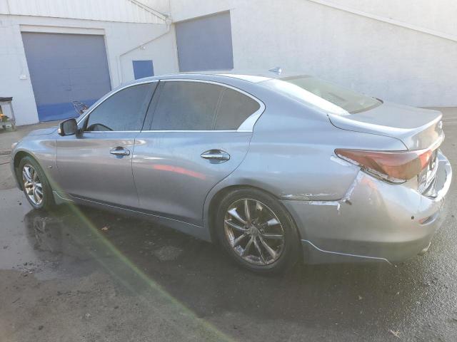 JN1BV7AR8EM697761 - 2014 INFINITI Q50 BASE BLUE photo 2