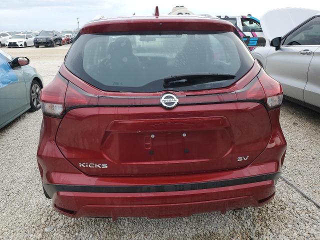 3N1CP5CV5ML531218 - 2021 NISSAN KICKS SV MAROON photo 6