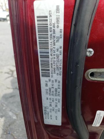 1C6RR7FT7JS124657 - 2018 RAM 1500 ST RED photo 13
