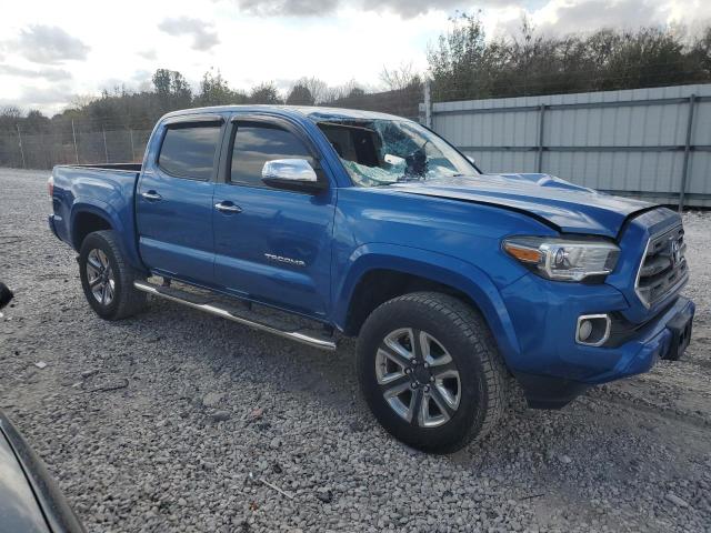 5TFGZ5AN7HX061277 - 2017 TOYOTA TACOMA DOUBLE CAB BLUE photo 4