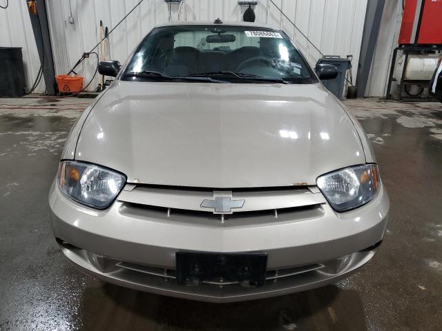 1G1JC12F937138790 - 2003 CHEVROLET CAVALIER CREAM photo 5