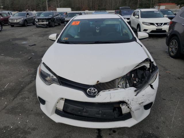 2T1BURHE5EC197505 - 2014 TOYOTA COROLLA L WHITE photo 5