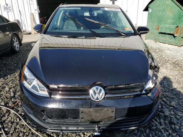 3VW217AU5HM022565 - 2017 VOLKSWAGEN GOLF S BLACK photo 5