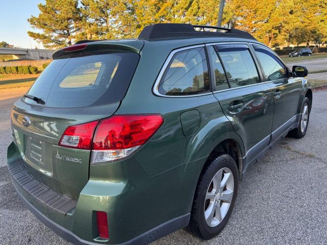 4S4BRCACXE3326527 - 2014 SUBARU OUTBACK 2.5I GREEN photo 4