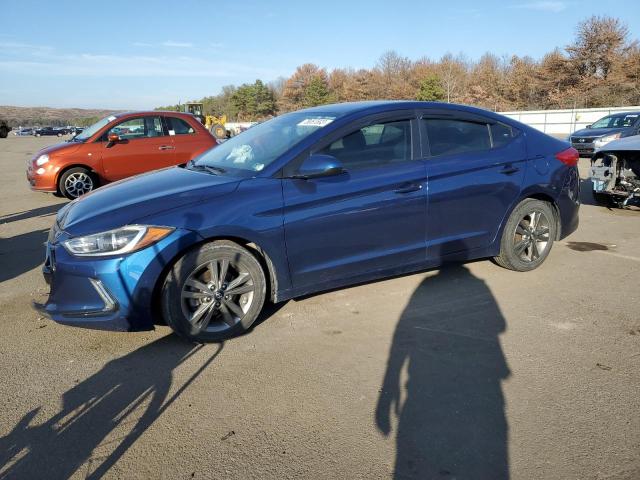 5NPD84LF6HH000665 - 2017 HYUNDAI ELANTRA SE BLUE photo 1