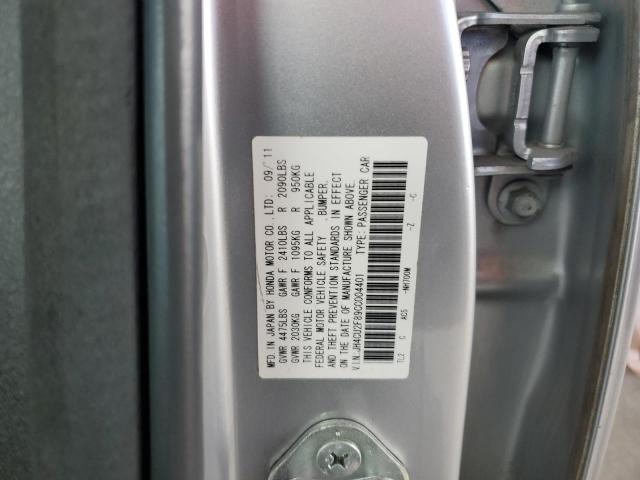 JH4CU2F89CC004401 - 2012 ACURA TSX SE SILVER photo 12