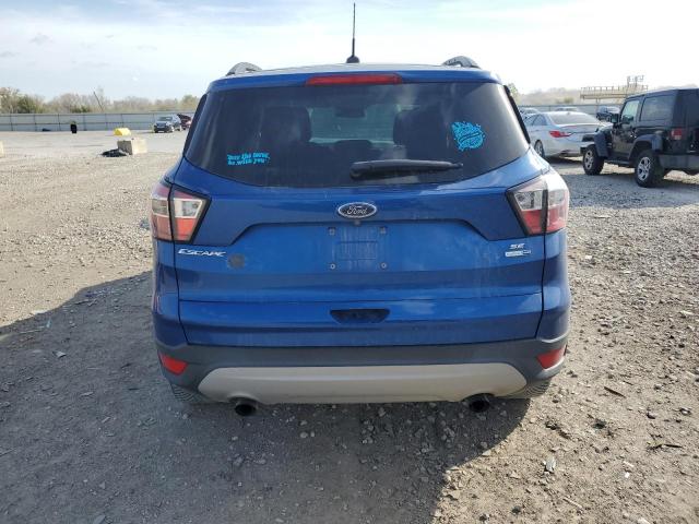 1FMCU9GD8JUA27158 - 2018 FORD ESCAPE SE BLUE photo 6