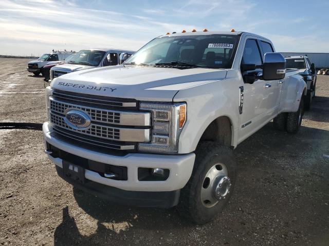 1FT8W3DT9JED04858 - 2018 FORD F350 SUPER DUTY WHITE photo 1