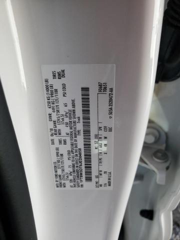 1FT8W3DT9JED04858 - 2018 FORD F350 SUPER DUTY WHITE photo 12