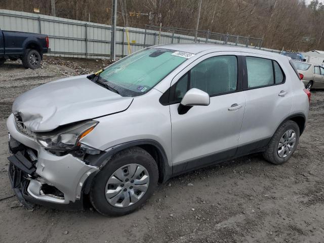 3GNCJKSB9HL133169 - 2017 CHEVROLET TRAX LS SILVER photo 1