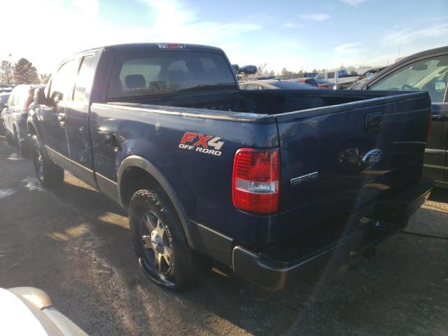 1FTPX14576NA64490 - 2006 FORD F150 BLUE photo 2