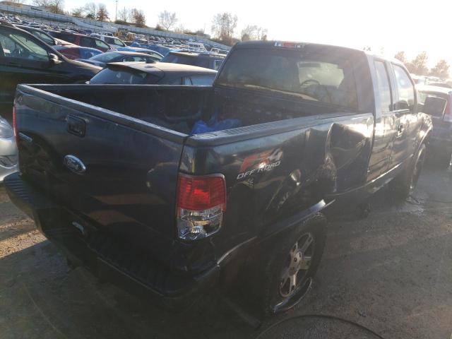 1FTPX14576NA64490 - 2006 FORD F150 BLUE photo 3