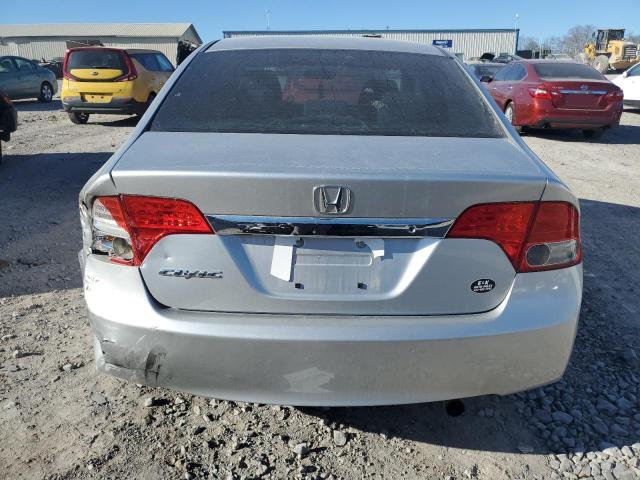 2HGFA16569H365194 - 2009 HONDA CIVIC LX SILVER photo 6