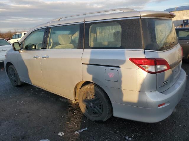 JN8AE2KP4D9066245 - 2013 NISSAN QUEST S SILVER photo 2