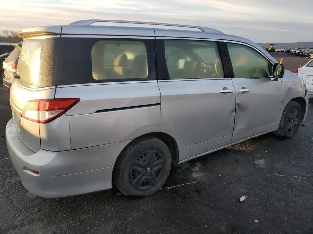 JN8AE2KP4D9066245 - 2013 NISSAN QUEST S SILVER photo 3