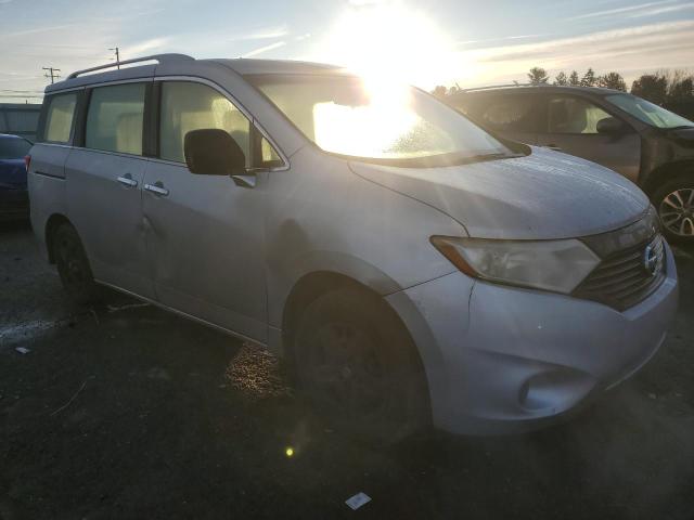 JN8AE2KP4D9066245 - 2013 NISSAN QUEST S SILVER photo 4