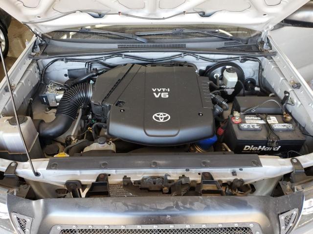 5TEJU62N98Z500139 - 2008 TOYOTA TACOMA DOUBLE CAB PRERUNNER SILVER photo 12