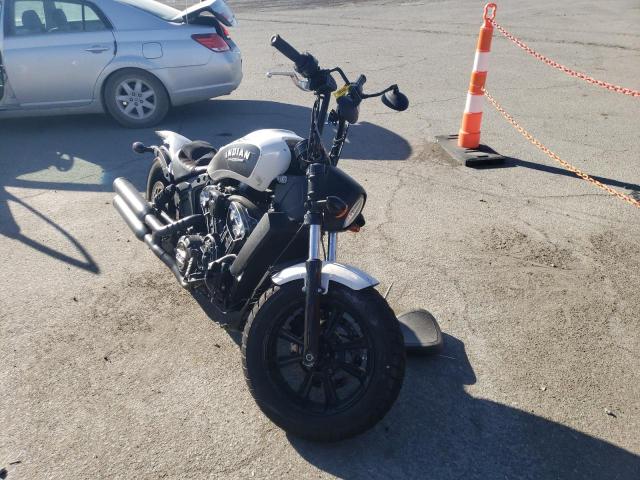 56KMTA006K3145098 - 2019 INDIAN MOTORCYCLE CO. SCOUT BOBBER ABS WHITE photo 1