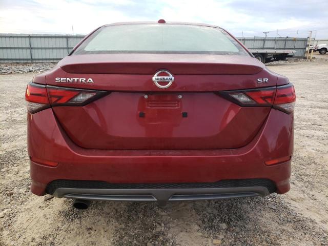 3N1AB8DV2MY269618 - 2021 NISSAN SENTRA SR BURGUNDY photo 6