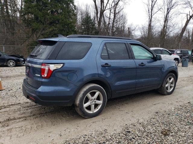 1FM5K7BH4JGC91635 - 2018 FORD EXPLORER BLUE photo 3