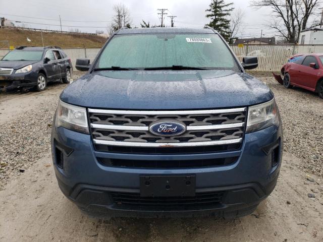 1FM5K7BH4JGC91635 - 2018 FORD EXPLORER BLUE photo 5