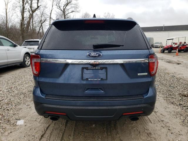 1FM5K7BH4JGC91635 - 2018 FORD EXPLORER BLUE photo 6