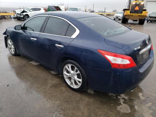 1N4AA5AP7AC814226 - 2010 NISSAN MAXIMA S BLUE photo 2