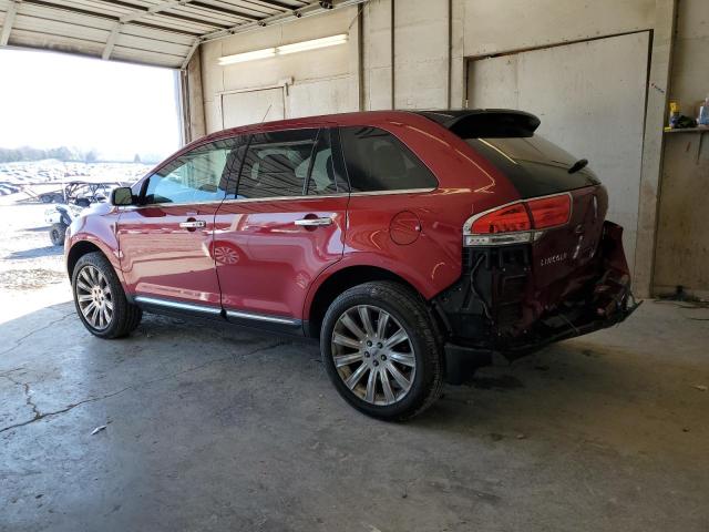 2LMDJ8JK0EBL15058 - 2014 LINCOLN MKX BURGUNDY photo 2