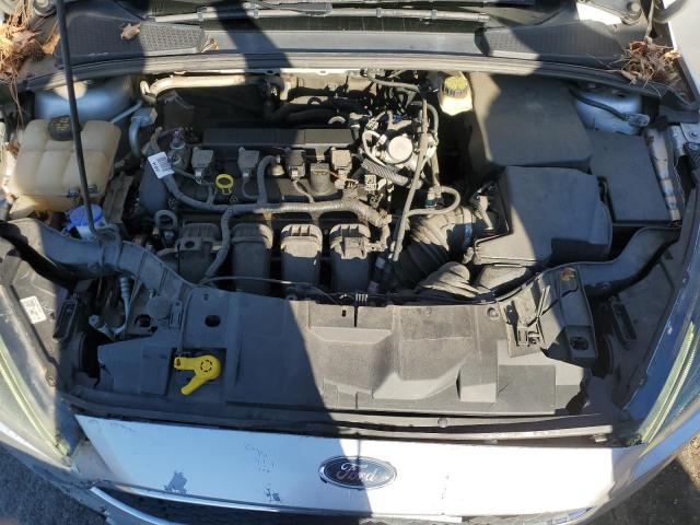 1FADP3H25HL256154 - 2017 FORD FOCUS SEL GRAY photo 11