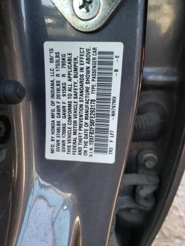 19XFB2F58FE293178 - 2015 HONDA CIVIC LX GRAY photo 13