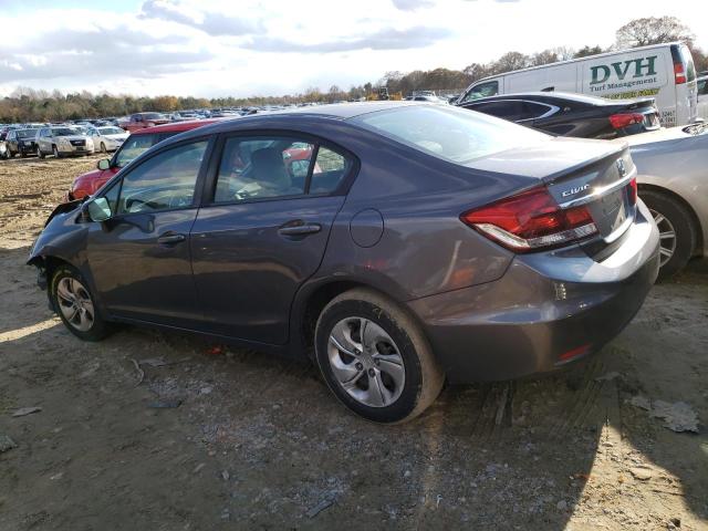 19XFB2F58FE293178 - 2015 HONDA CIVIC LX GRAY photo 2