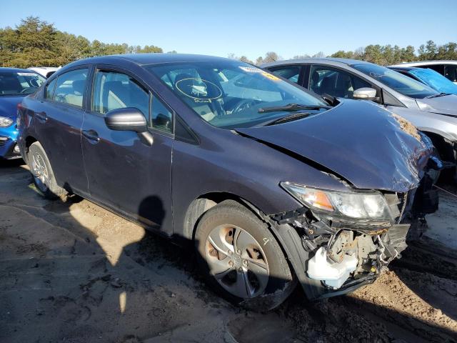 19XFB2F58FE293178 - 2015 HONDA CIVIC LX GRAY photo 4