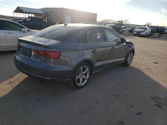 WAUB8GFF6G1118139 - 2016 AUDI A3 PREMIUM GRAY photo 3