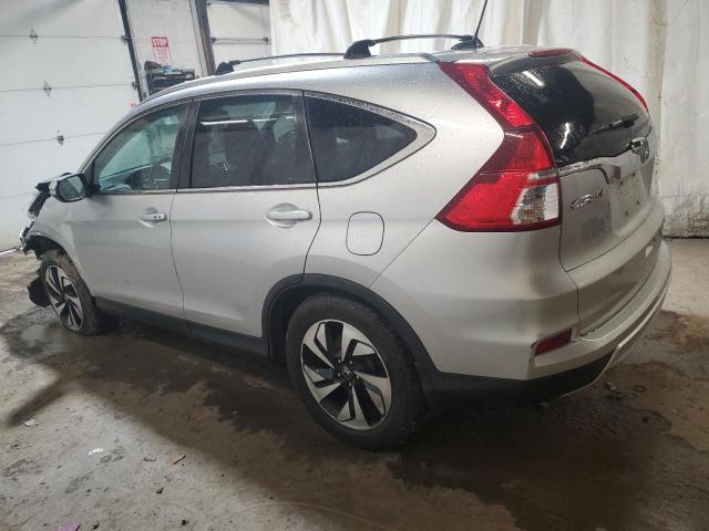 5J6RM4H95FL075641 - 2015 HONDA CR-V TOURING SILVER photo 2