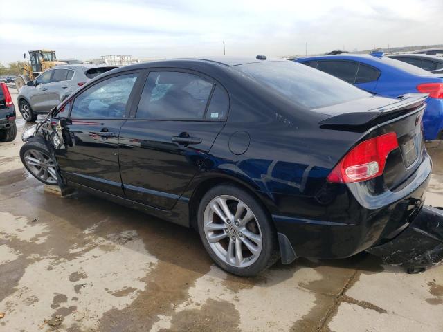 2HGFA55588H706344 - 2008 HONDA CIVIC SI BLACK photo 2