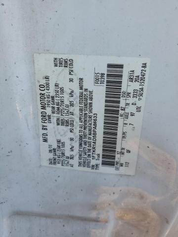 1FTKR1AD5BPA86633 - 2011 FORD RANGER WHITE photo 12