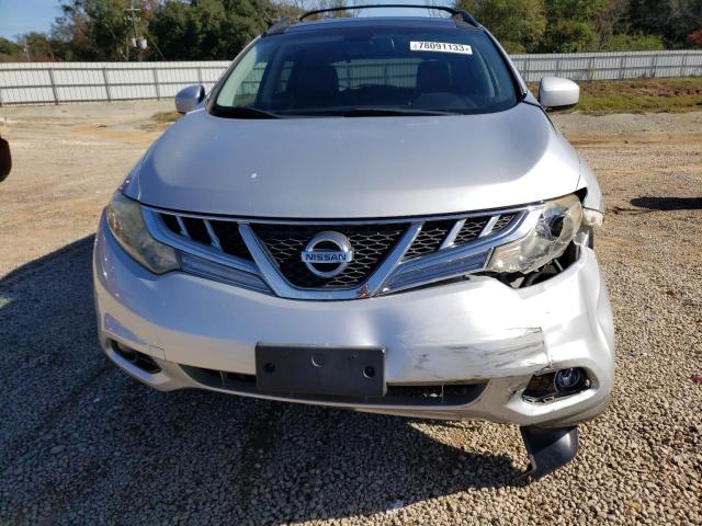 JN8AZ1MU5CW113705 - 2012 NISSAN MURANO S SILVER photo 5