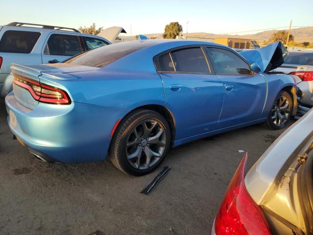 2C3CDXHG1GH216008 - 2016 DODGE CHARGER SXT BLUE photo 3