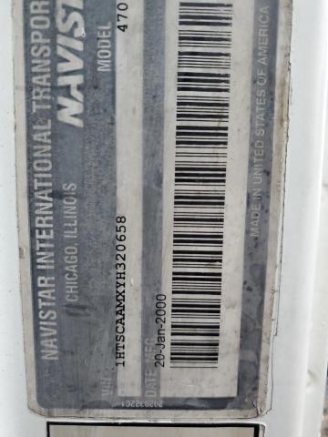 1HTSCAAMXYH320658 - 2000 INTERNATIONAL 4000 4700 WHITE photo 13